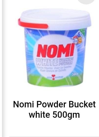 Nomi Powder Bucket White 500gm