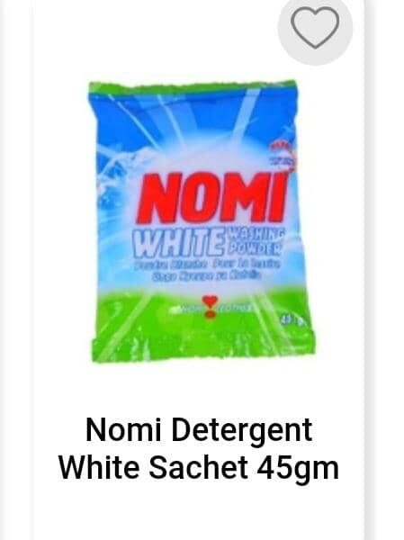 Nomi Detergent White Sachet 45gm