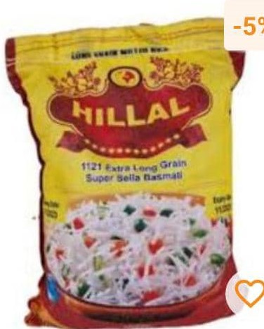 Hillal Basmati Rice 5kgs