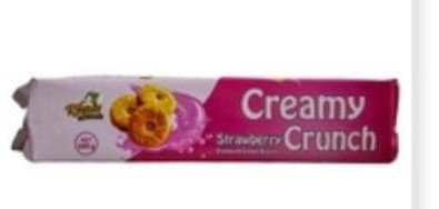 Riham Creamy Crunch Strawberry 160gm