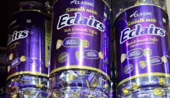 Eclairs Sweet Small Tin